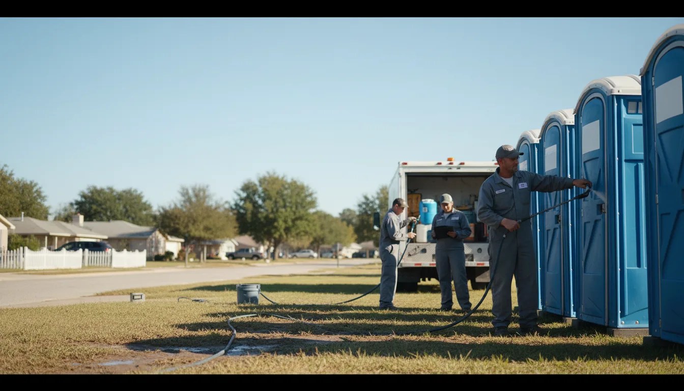 Long-Term Portable Toilet Rental in Shellman, GA near me